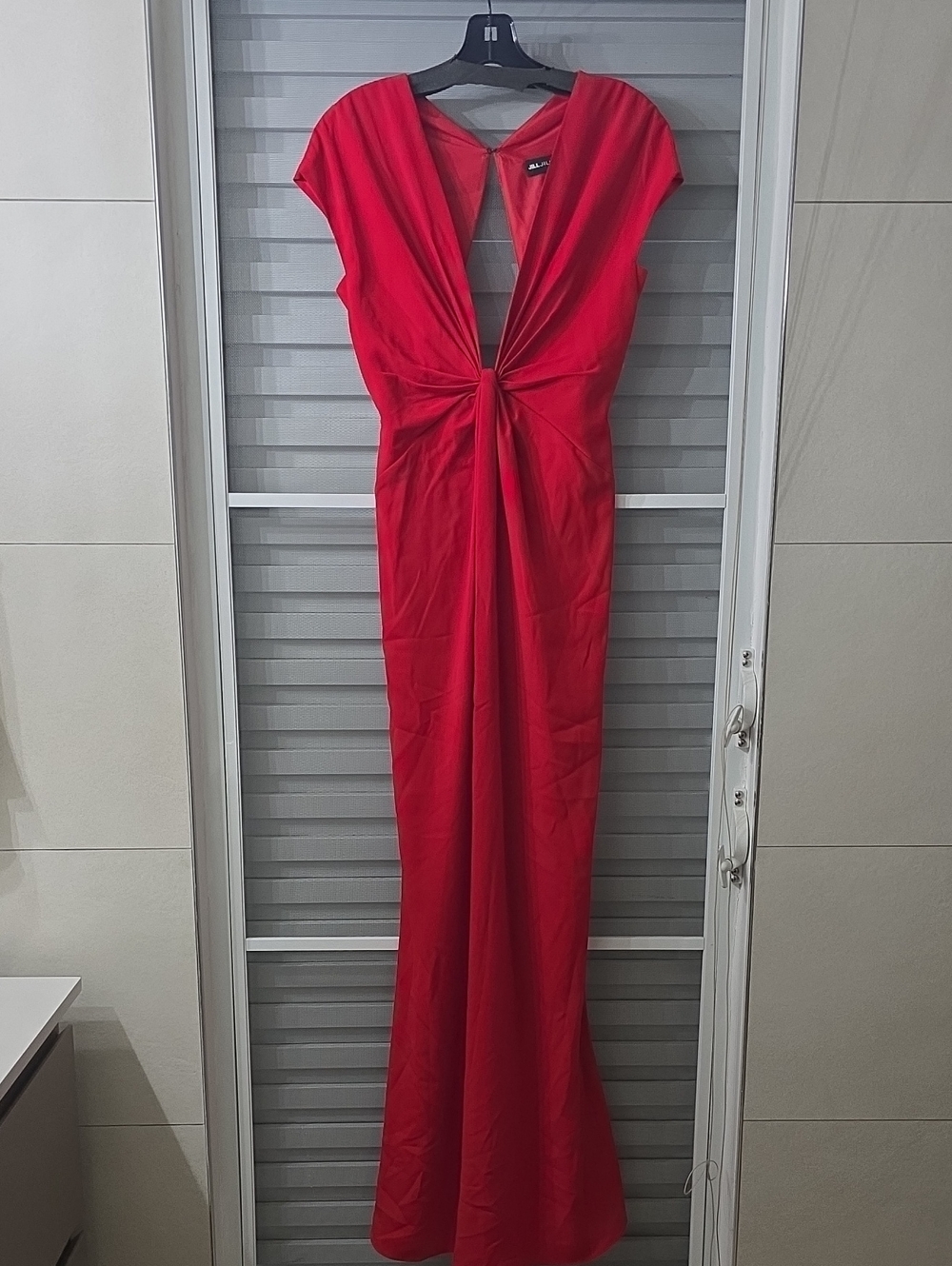 Red Twist-Front Maxi Dress by Jill Stuart - Picture 2 of 7